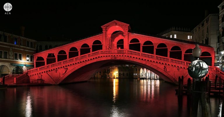 A message from Pope Francis for the event “Venice in Red”