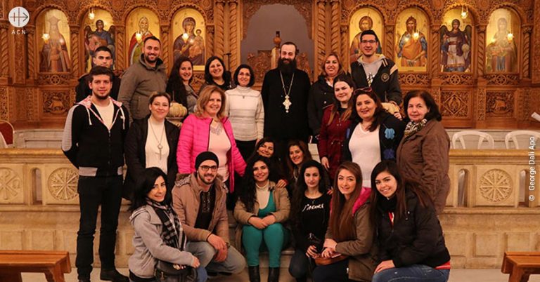 Young Syrians: "We need the company of the Church to help us feel close to God."